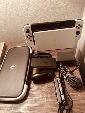 Nintendo Switch OLED White Console Bundle –